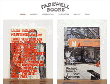 Tablet Screenshot of farewellbookstore.com